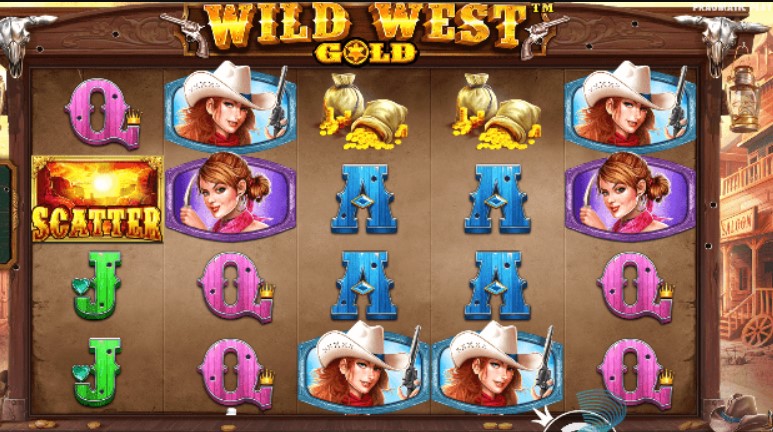 Descrição do jogo de slot online Wild West Gold 2